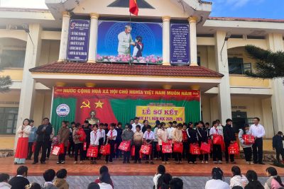 TRƯỜNG THCS NÂM N’ĐIR: CHƯƠNG TRÌNH XUÂN ẤM ÁP – TẾT SẺ CHIA