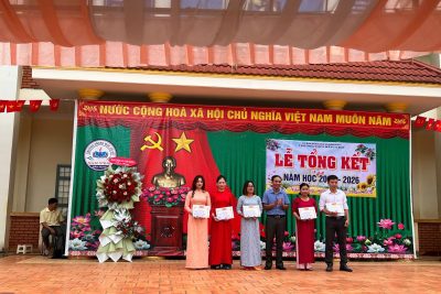 TRƯỜNG THCS NÂM N’ĐIR TỔ CHỨC LỄ TỔNG KẾT NĂM HỌC 2025 – 2026
